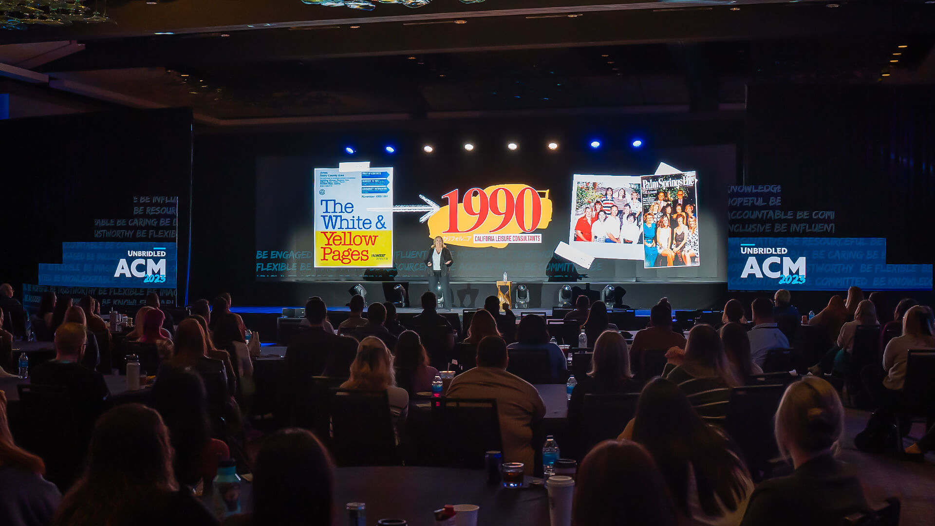 Conference hall event production