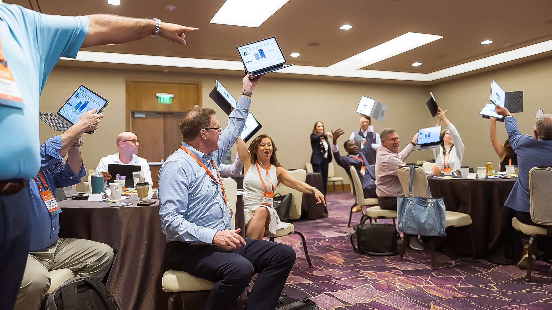 Flexible board room layout