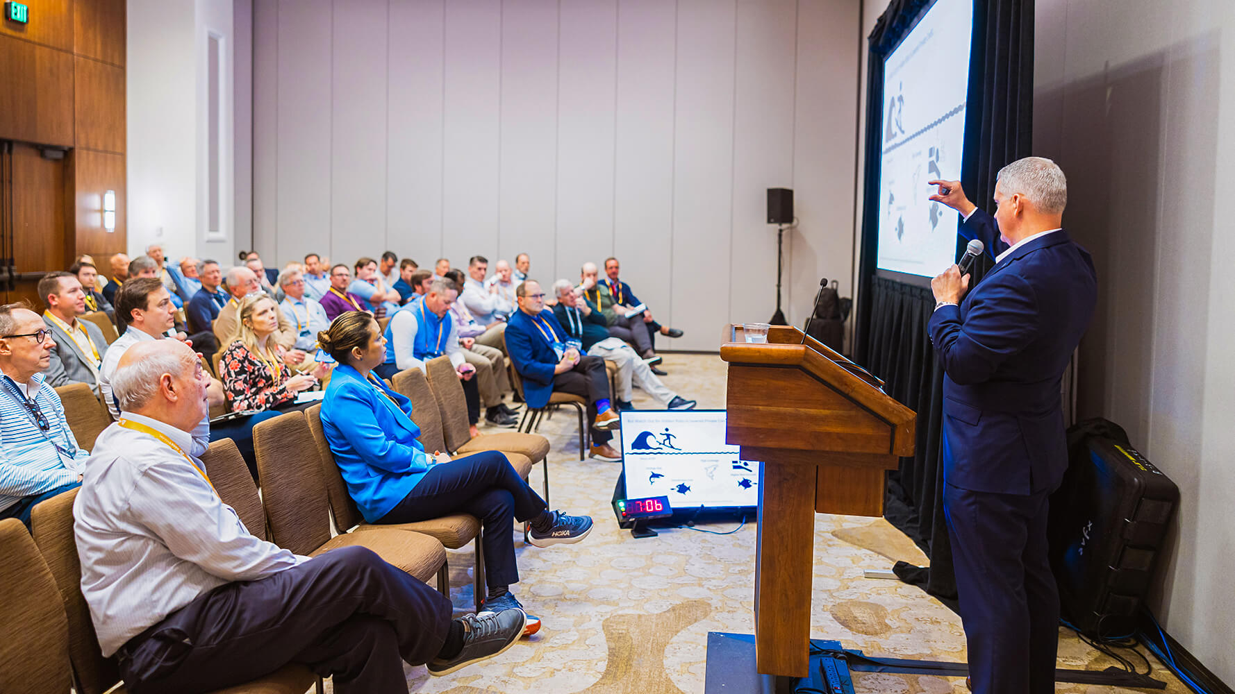 Corporate breakout session production