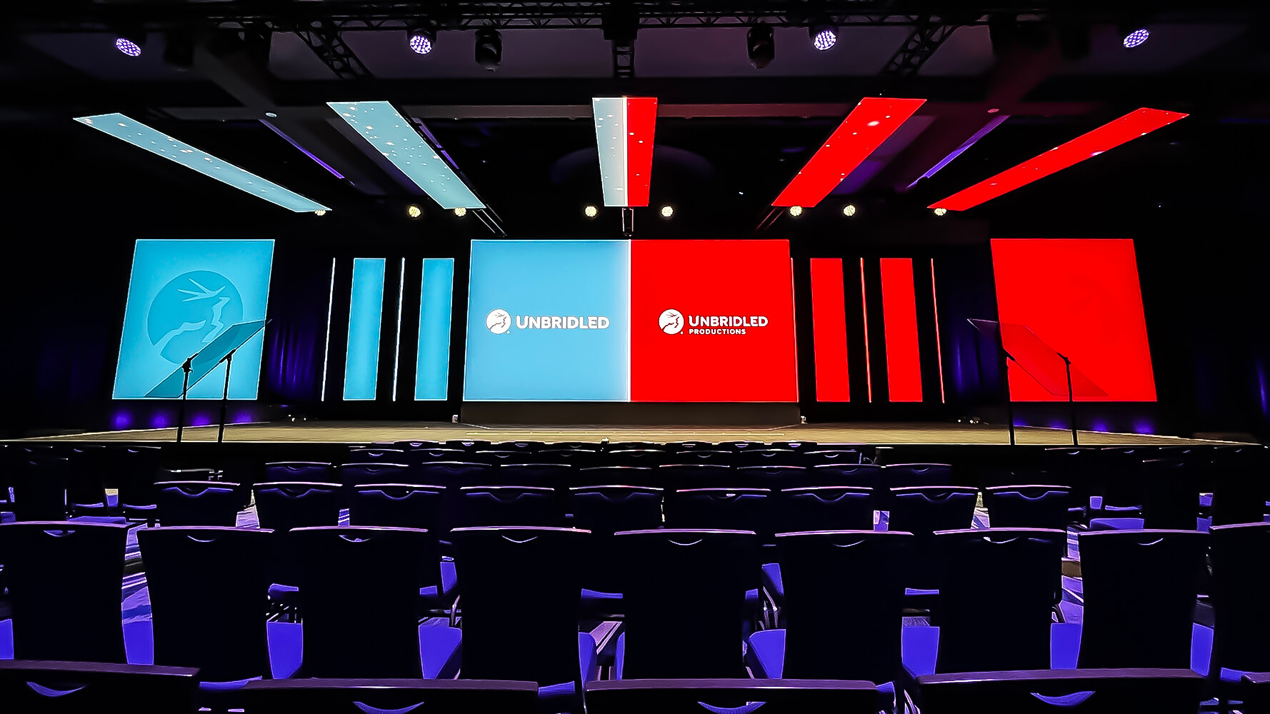 Conference hall visuals