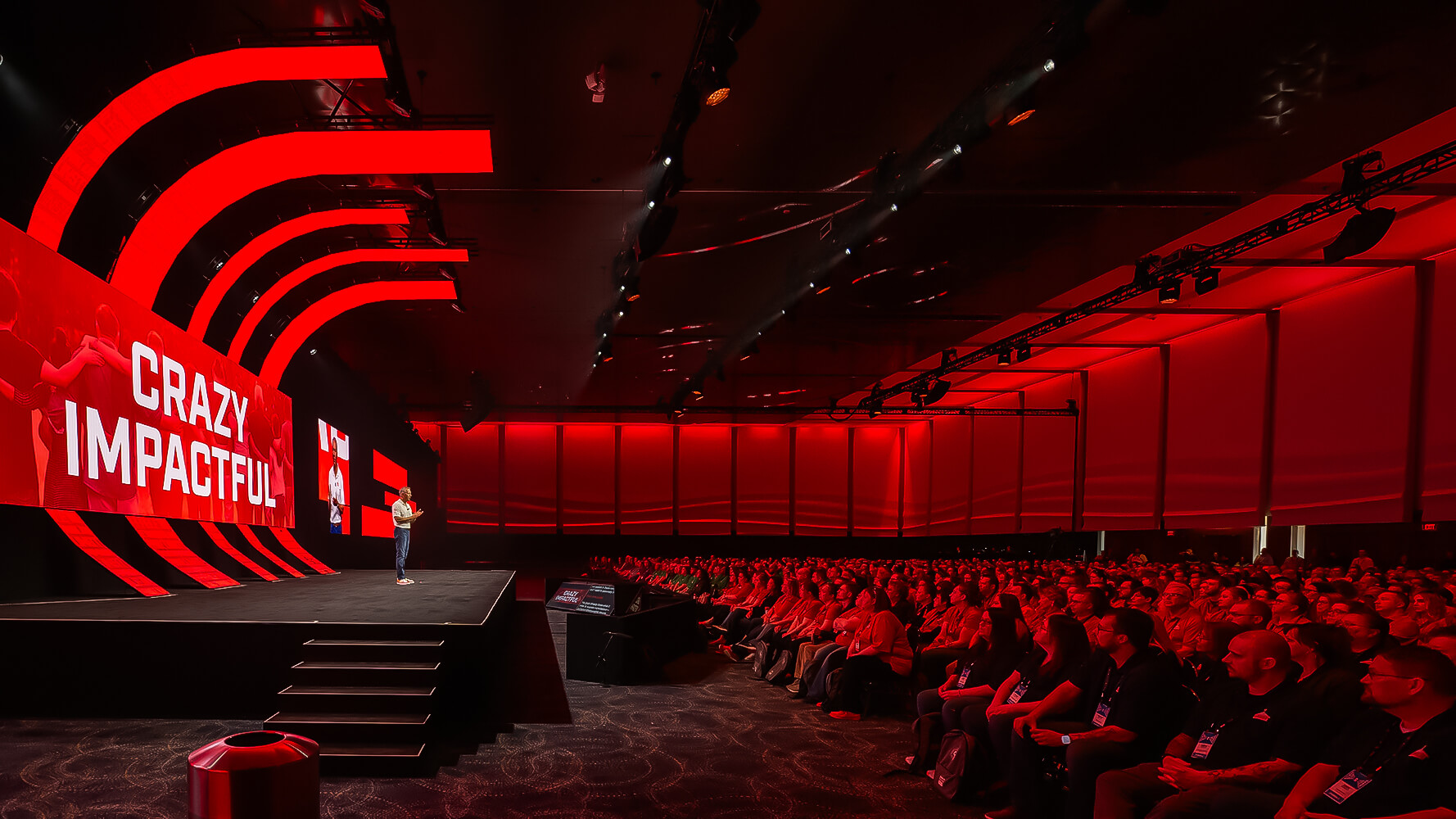 Awards and general session environment